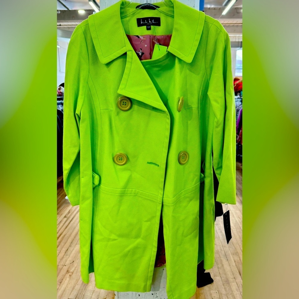 Nicole Miller “Citron” Trench Jacket